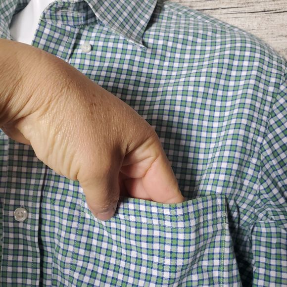 Banana Republic Long Sleeve Button Down Shirt Size Large - Picture 3 of 8